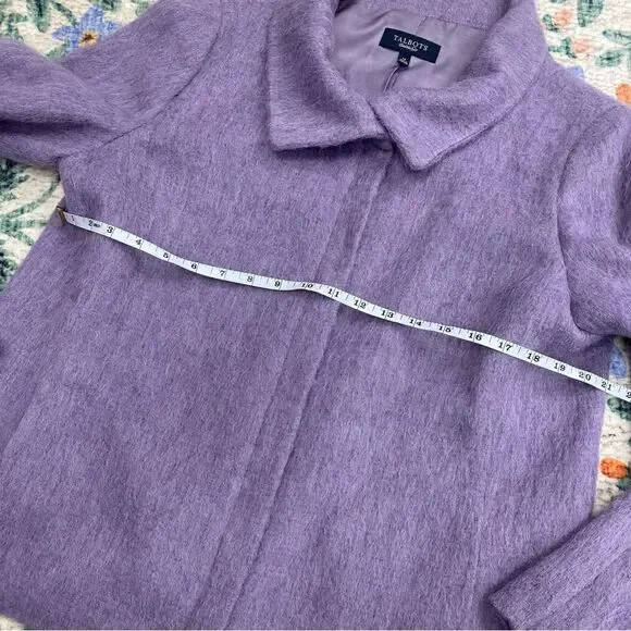 Talbots Purple Women's Blazer - Picture 5 of 9